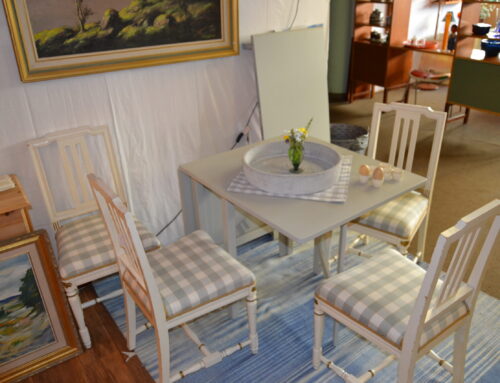 4 st  stolar i gustaviansk stil